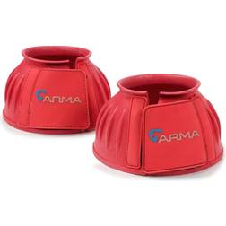 Shires Arma Touch Close Over Reach Boots - Red