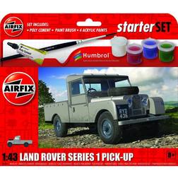 Airfix Starter Set Land Rover Series 1 Pick Up 1:43