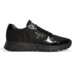 Prada Re-nylon And Brushed Leather Sneakers Black 10,5