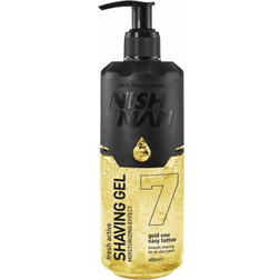 Nishman Nishman Shaving Gel 7 Fresh Active Gold One 400 ml