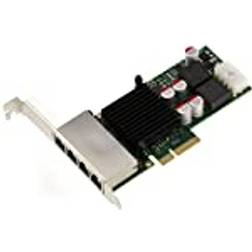 Gigabit Ethernet-kort med 4 portar på PCIe x4-port Power Over Ethernet Poe Intel I350AM4 chipset