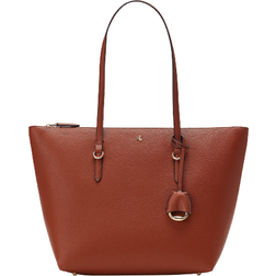 Lauren Ralph Lauren Faux Leather Tote Bag - Lauren Tan