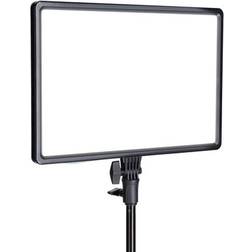 Rollei Lumis LED-panel dubbelfärg, bländfri LED-lampa med 256 lysdioder 128 kallvit och 128 varmvit LED-fotolampa med 50 watt och justerbar färgtemperatur på 3 200 – 5 600 Kelvin