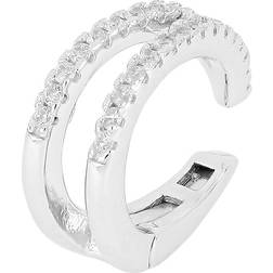 Nordahl Andersen Cuff Earring - Silver/Transparent