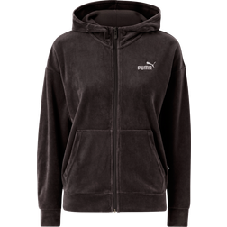 Puma Essential Elevated Velour Full Zip Hettegenser Dame