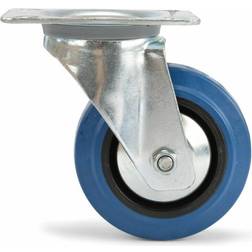 Roadinger Riggatec lenkrolle 100mm blue wheel hellblau