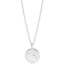 Sif Jakobs ZODIACO ARIES halsband vita Zirkoner silver