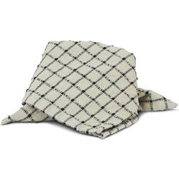 Boel & Jan Noor Stoffserviette Weiß, Schwarz (40x40cm)