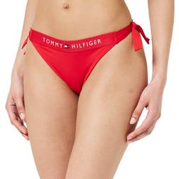 Tommy Hilfiger Side TIE Cheeky Bikini Bikiniunderdele Nylon hos Magasin Primary Red