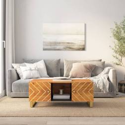 vidaXL Brown and Black 100 x 54 x 40 cm Coffee Table