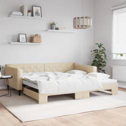 vidaXL Dagbädd utdragbar Soffa 100cm 3-sits