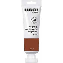PlayBox Acrylic Colour Brown 75ml