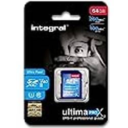 Integral UltimaPro X2 SDXC 64GB 260MB/s V60 UHS-II Memory Card