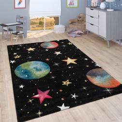 Bed Bath & Beyond Kid's Universe Rug with Colored Planet Earth & Stars Space