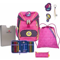 DerDieDas ErgoFlex Schulrucksack-Set 5tlg Pink Mermaid