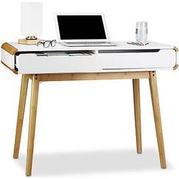 Relaxdays Nordic White Writing Desk