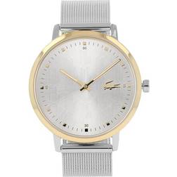 Lacoste Analoga kvartsur för kvinnor med i rostfritt 2001286, Silver/vit