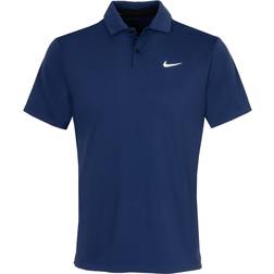 Nike Ensfarvet Dri-FIT Tour-golfpolo til mænd blå