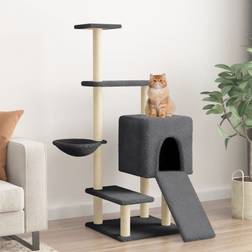 vidaXL Arbre À Chat Avec Griffoirs En Sisal 130,5 cm