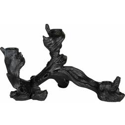 ALot A Decoration Roots Brun/Svart Poly Ljusstake 19cm