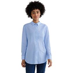 Street One Langarmblusen longblouse blau