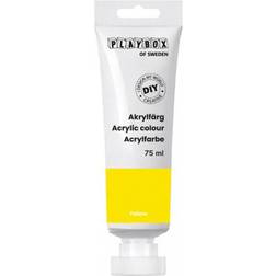 PlayBox Acrylic Colour Yellow 75ml
