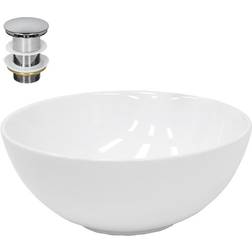 ECD Germany Vasque À Poser Lavabo Salle de Bain 320 x 320 x 135 mm