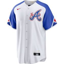 Nike Men's Atlanta Braves 2023 City Connect Ronald Acuña Jr. #13 Cool Base Jersey