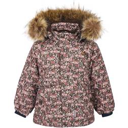 Minymo Winter Jacket - Java with Flowers (161730-2950)