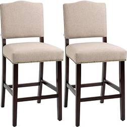 Homcom Modern Bar Stool 97cm 2pcs