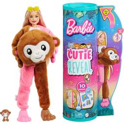 Barbie Cutie Reveal Chelsea Doll & Accessories Jungle Series Monkey