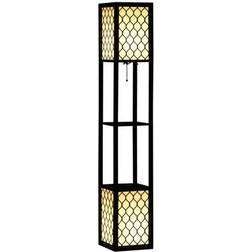 Homcom Modern Black Floor Lamp 156cm