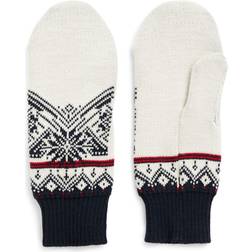 Dale of Norway Vilja Mittens Unisex - Offwhite/Black Raspberry