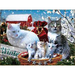 Sunsout Winter Kitties 300 Pieces