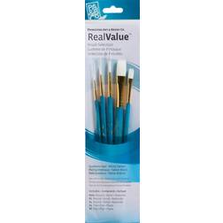 Princeton Synthetic White Taklon Real Value Brush Set 5-pack