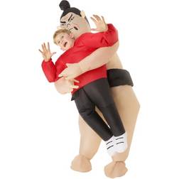 Morphsuit Inflatable Child Sumo Wrestler Pick Me Up Costume