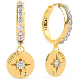 Guess Wanderlust Creoler - Gold/Transparent