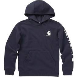 Carhartt Boy's L/S Graphic Hoodie - Navy (CA6272-N89)