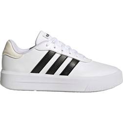 adidas Court Platform W - Cloud White/Core Black/Chalk White