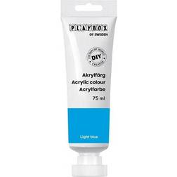 PlayBox Acrylic Colour Light Blue 75ml