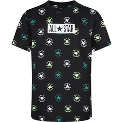Converse Big Boy's All Star Graphic T-shirt - Black