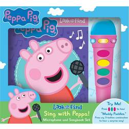 Pikids Peppa Pig Sing with Peppa! Look & Find Microphone & Songbook Set