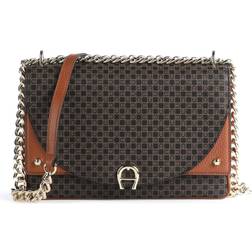 Aigner Diadora Crossover Bag - Dark Brown