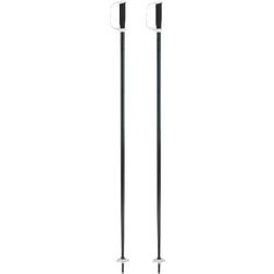 Wedze Boost 100 Safety Alpine Ski Poles - Black/Carbon Grey