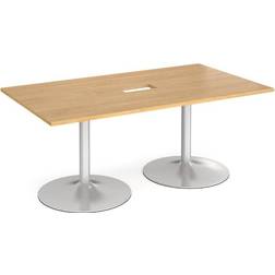 Dams Metal Trumpet Table Top 100x180cm