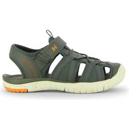 Leaf Salo Sandaler - Khaki/Orange