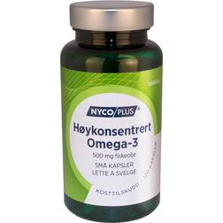 Nycoplus Høykonsentrert Omega-3 500mg 120 st