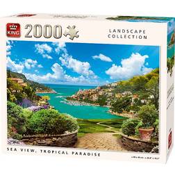 King Sea View Tropical Paradise Puslespil 2000 brikker
