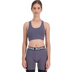 Mons Royale Stratos Shift Sports Bra Purple Woman