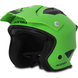 Acerbis Jet Aria 2023 Solid Jethelm - Grün